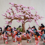 Washi Ningyo, Paper Dolls, Cherry Blossom Celebration, Rochelle Lum